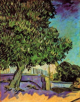 Gogh Peintre - Châtaignier en fleur Vincent van Gogh